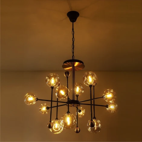 Подвесная люстра с регулировкой цветовой температуры LED4U LED4U L6157-12