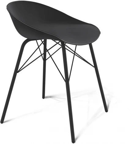 Стул SHT-ST19/S64 черный/черный муар Sheffilton 3549724301