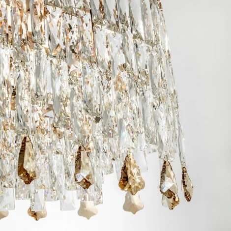 Подвесная люстра хрустальная Modelux MODELUX ML.7073.13 GD