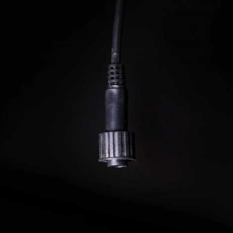 Силовой Провод 1,2м с Выпрямителем для Каучуковых и ПВХ Нитей 220В, Провод Черный Каучук, IP65