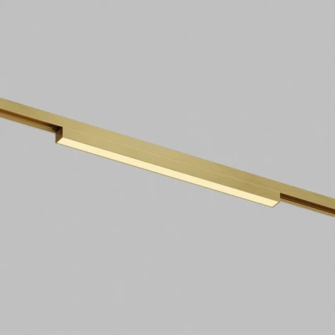 Трековый светильник магнитный светодиодный Denkirs Shine Linear Zigbee DK5951-SB 48В 10Вт 2700-6000K сатин. латунь алюминий