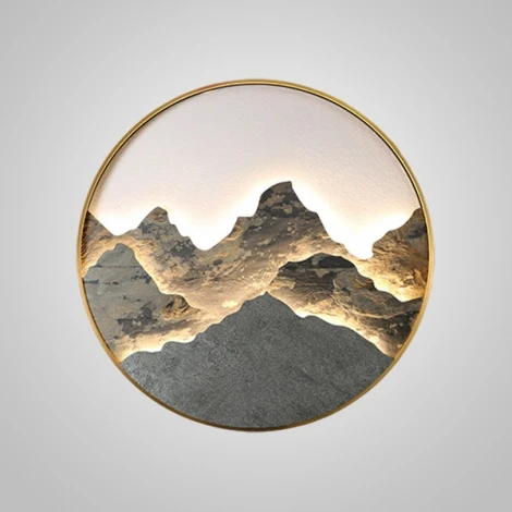 Настенный светильник Dawn Brass ImperiumLoft Dawn01 (LED, 220V, круглые)