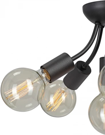 Потолочная люстра на штанге Vitaluce V3927-1/6PL, 6xE27 макс. 40Вт (220V)