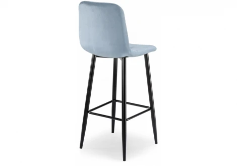 Барный стул Woodville Chio blue / black 11985