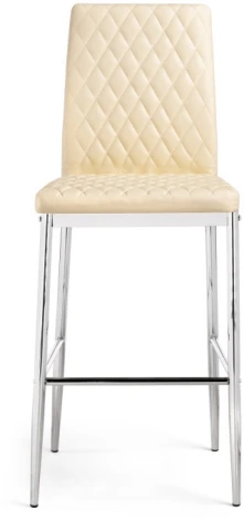 Барный стул Woodville Teon beige / chrome 15514