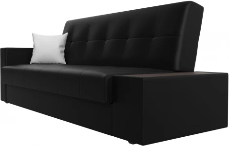 Диван-книжка Лига-020 стол справа (Черный,Белый/Экокожа) Лига Диванов арт.118544