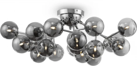 Потолочная люстра Maytoni Dallas MOD545PL-20CH (220V, шарики, молекулы)