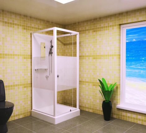 Душевая кабина RGW Andaman OLB-207 70 см, профиль белый