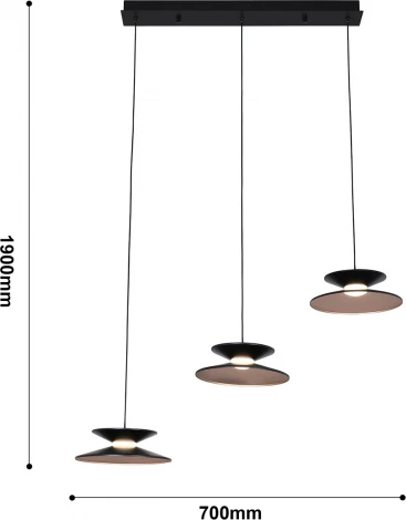 Подвесной светильник Favourite Platt 4372-3P (LED, 220V, на проводе)