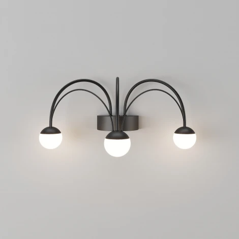 Настенный светильник светодиодный шарики Eurosvet Ragno 90031/3 черный (a070274) (220V, шарики)