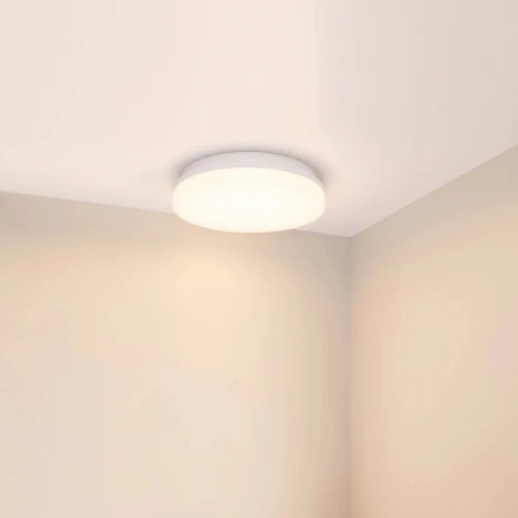 Потолочный светильник круглый CL-BOUWER-MOTION-R300-21W Day4000-MIX (WH, 110 deg, 230V) (Arlight, IP54 Пластик) 054761 (LED)