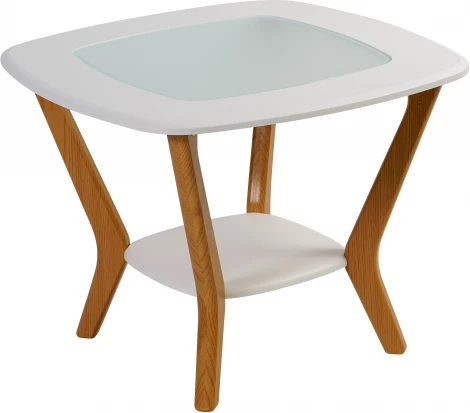 Стол журнальный Калифорния Мельбурн белый от фабрики Калифорния