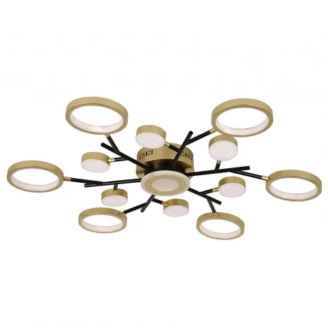 Потолочная люстра на штанге светодиодная с ПДУ F-Promo Hybrid 4686-13C