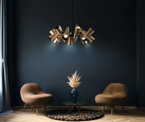 Потолочная люстра Maytoni Giro MOD095PL-14BS