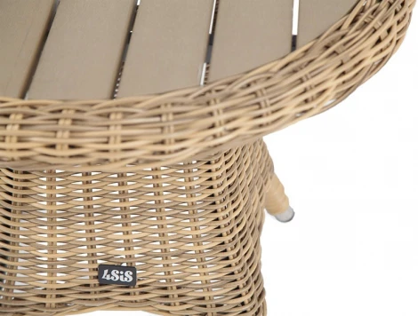 "Равенна" кофейный стол из искусственного ротанга, цвет соломенный 4SIS арт.УТ-00000535