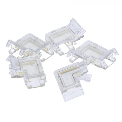 Соединитель угловой 12мм для ленты COB шириной 10 мм Feron LD176 51633