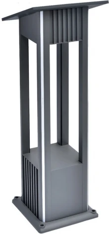 Наземный уличный светильник с солнечной батареей, с декоративной синей подсветкой Kink Light 09206-F,16(05) (LED, IP65)