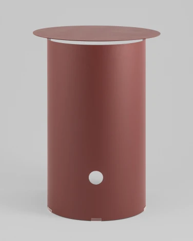 Журнальный столик Stool Group Floire металл бордовый УТ000041883