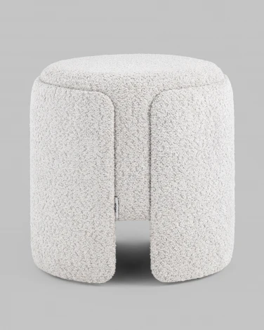 Пуф Taks букле светло-серый Stool Group арт.УТ000039393