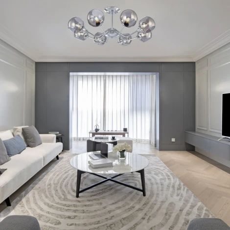 Потолочная люстра на штанге Arte Milano Napoli-0334 330334/8 CR (220V)