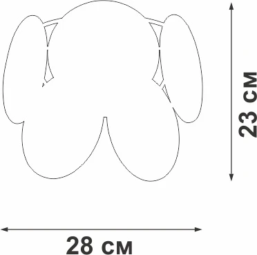 Бра Vitaluce V5828-8/1A (220V)