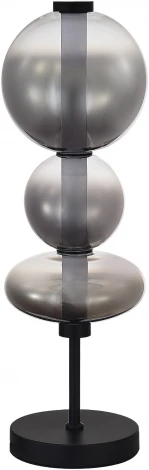 Настольная лампа ST Luce Perlina SL6119.404.18 Черный/Дымчато-Серый LED 1*18W 3000K (220V, бусы)