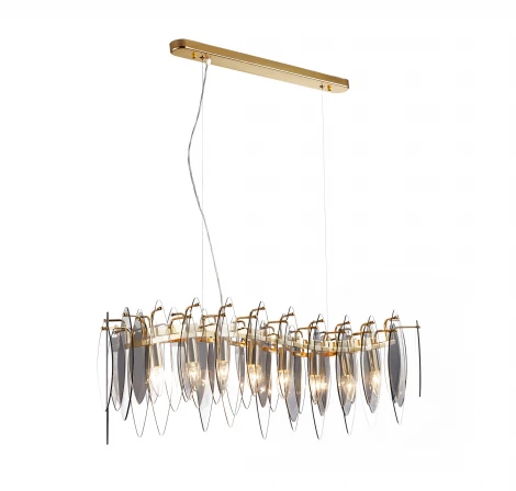 Подвесная люстра Stilfort Merkel 2129/03/08P (220V, хрусталь, на тросе)