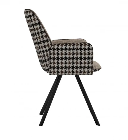 Стул DikLine 293 поворотный SB4/A2 бежевый, ножки черные арт.00-00075741