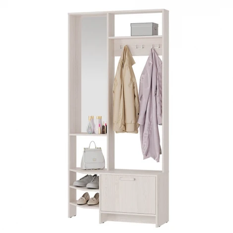 Прихожая БТС Тео ПР-01, ясень белый