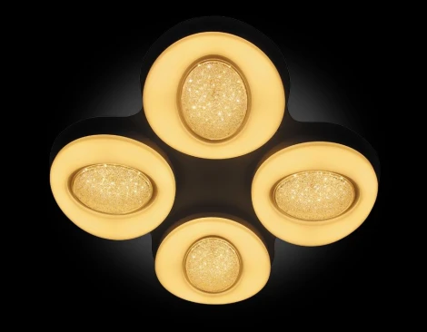 Потолочная люстра Ambrella Orbital Crystal Sand FS1584/4 208W D585*585