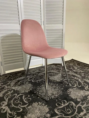 Обеденный стул M-City PESCARA UF910-07 PINK, велюр