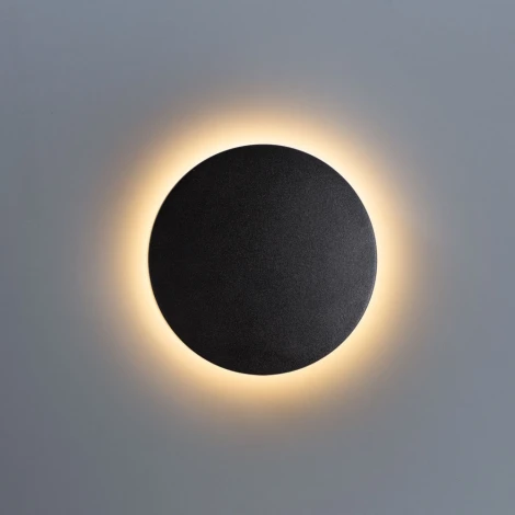 Настенный светильник Arte Lamp Nimbo A1510AP-1BK (LED, 220V, круглые, IP54)