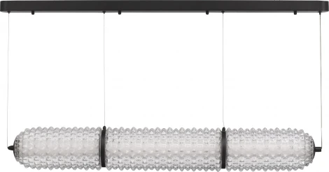 Подвесной светильник ST Luce Saguaro SL6144.413.01 черный/прозрачный LED 1*37W 4000K (220V, на тросе)