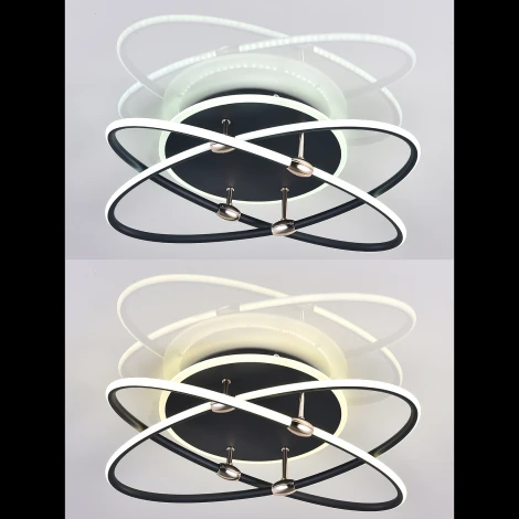 Потолочная люстра Natali Kovaltseva LED LAMPS 81235 (регулировка яркости, 220V, пульт управления, кольцо)