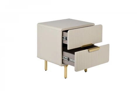40AD-00050 Тумбочка светло-бежевая 50*41,5*55 см Garda Decor