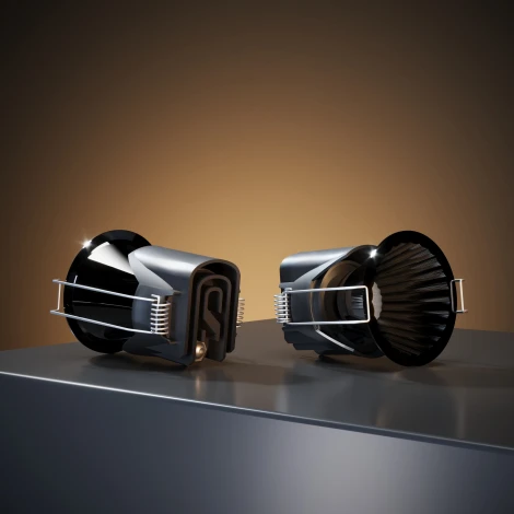 Светильник встраиваемый светодиодный IP44 Elektrostandard Arco 15274/LED 12W 4000K черный жемчуг IP44