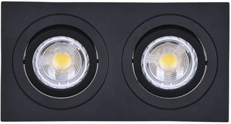 Встроенный точечный светильник APL LED Ingrid 3322.TCH111/2S/BK