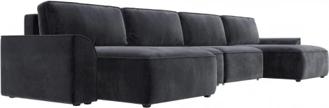Диван п-образный Лига-048 НПБ лонг Лига Диванов (Велюр) арт.128358