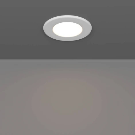 Встраиваемый светодиодный светильник Eglo Fueva 6 901416 с рег-кой цветовой темп-ры 3,7W(LED) IP44 2700K, 4000K, 6500K, 450lm, пластик, белый