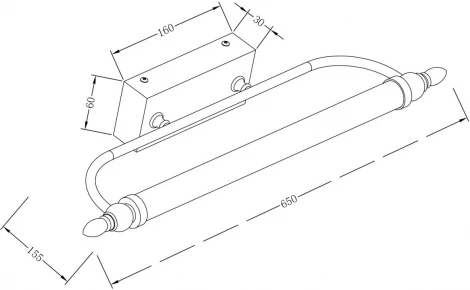Подсветка для картин Maytoni Oculus MIR014WL-L12C3K (LED, 220V)