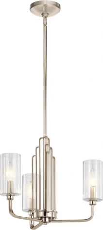 Потолочная люстра на штанге Kichler Kimrose QN-KIMROSE3-PN (220V)
