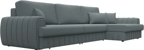 Диван угловой Лига-057 НПБ Лонг угол правый Лига Диванов (Рогожка) арт.129294