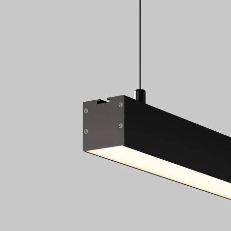 Подвесной светильник линейный светодиодный Maytoni Technical LL312013 3000K 35x35 черный 1,5 м