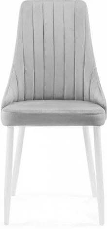 Стул на металлокаркасе Кора (Кора светло-серый / белый) Notta арт.517126