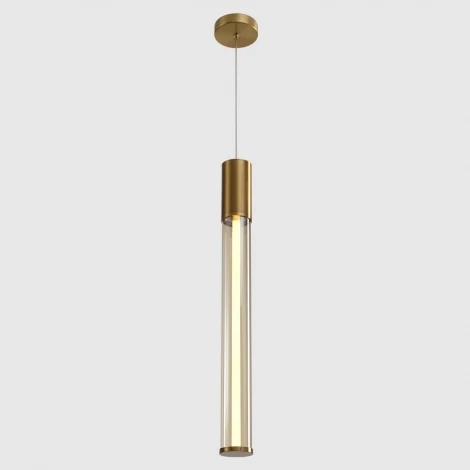 Подвесной светильник Crystal Lux LINEUP SP11W LED BRASS (220V, на проводе, круглые)