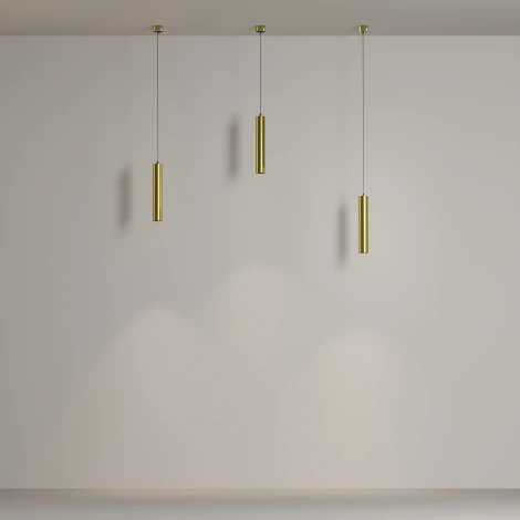 Подвесной светильник Maytoni Focus LED P072PL-L12W4K-BS (220V, на проводе, круглые)