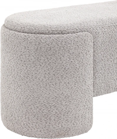 Банкетка Taks букле светло-серый Stool Group (арт.УТ000039117)