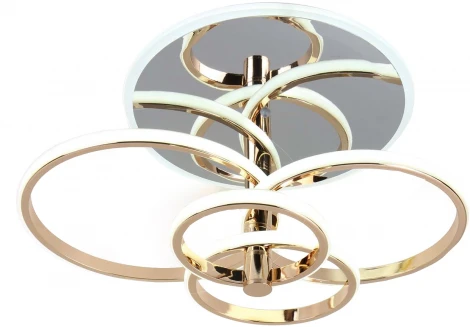 Потолочный светильник светодиодный с пультом Escada CONTOUR 10213/4LED BL Chrome (регулировка яркости, 220V)