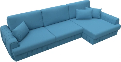 Диван угловой Лига-057 НПБ Лонг угол правый Лига Диванов (Рогожка) арт.129295