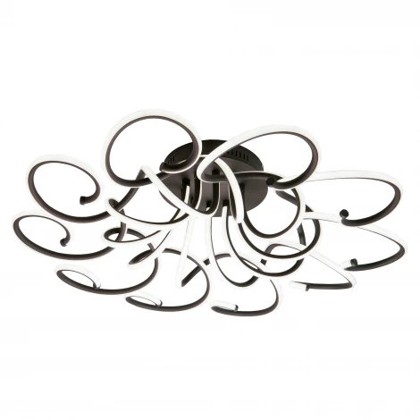 Потолочная люстра Eurosvet Rosca 90136/10 чёрный кофе